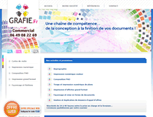 Tablet Screenshot of graphie.com